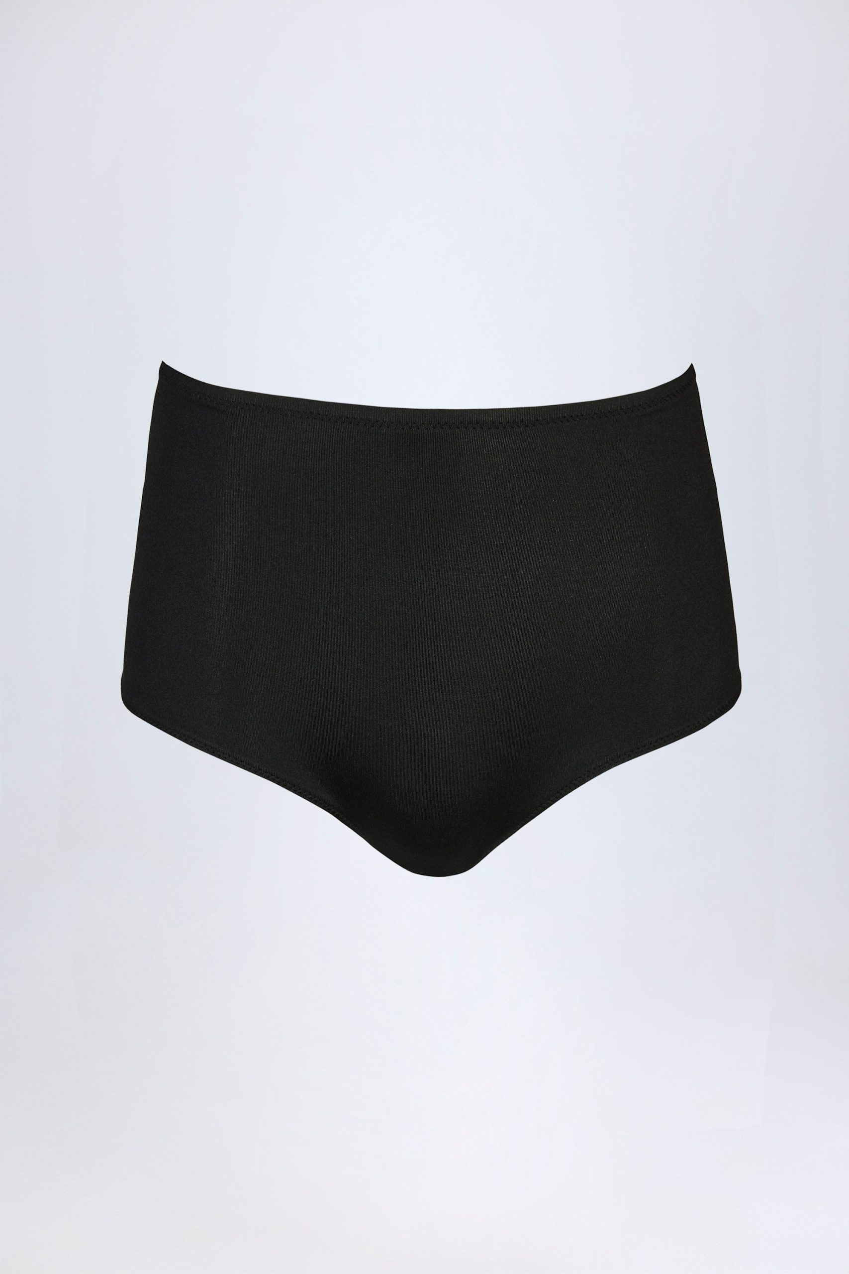 Slinky Jersey Low-Rise Hot Pants in Black - Image 5