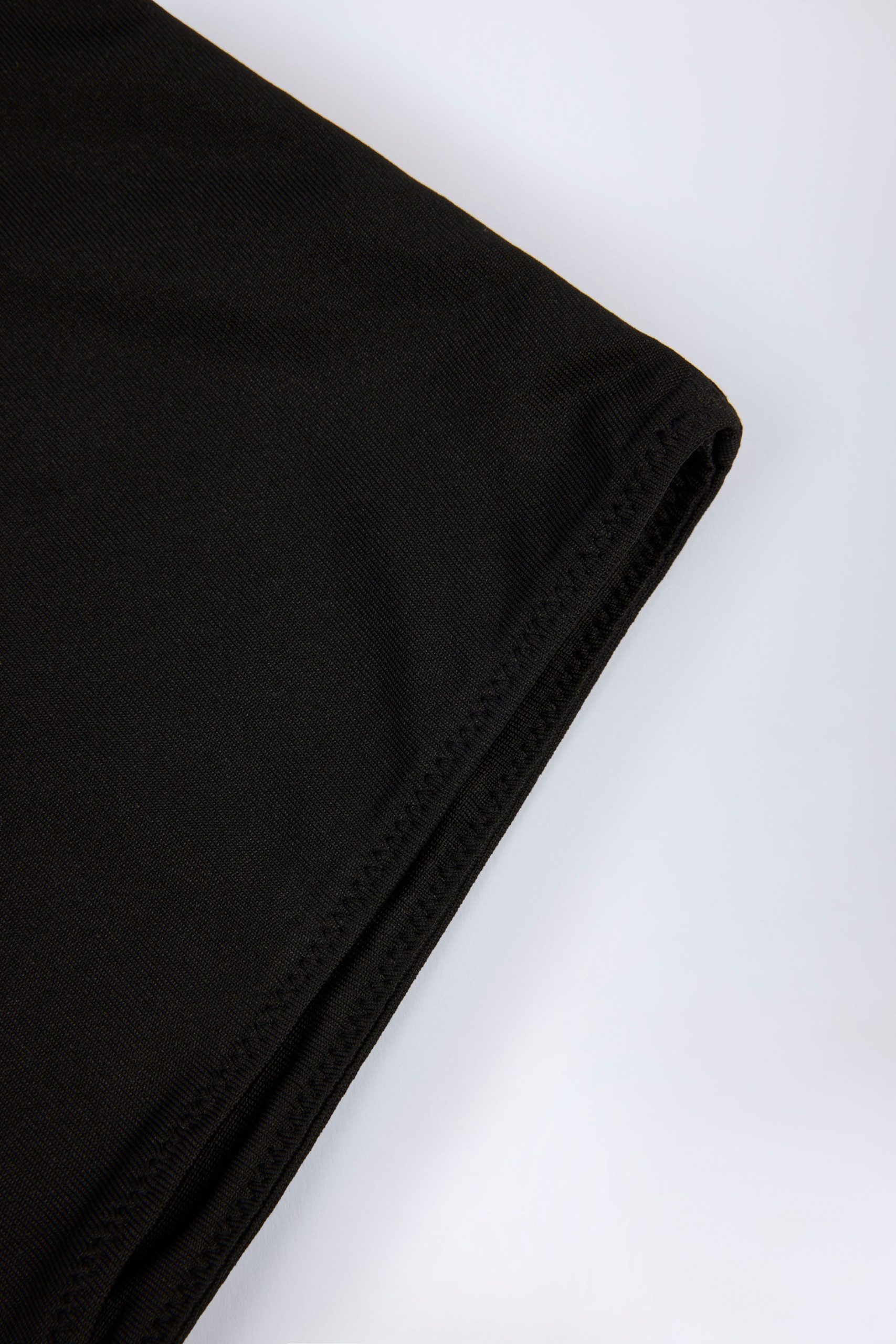 Slinky Jersey Low-Rise Hot Pants in Black - Image 8