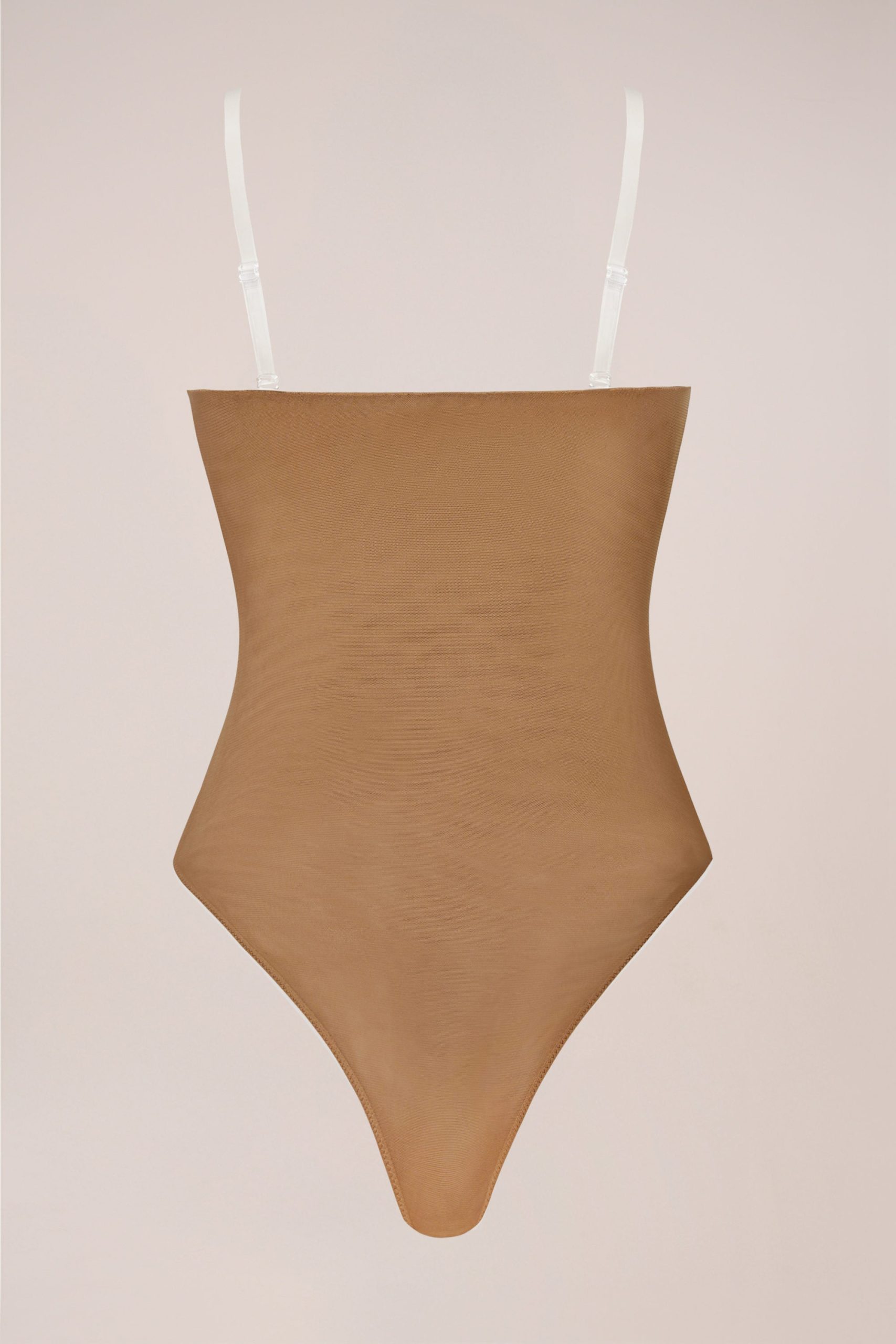 Strapless Bodysuit in Almond - Image 2