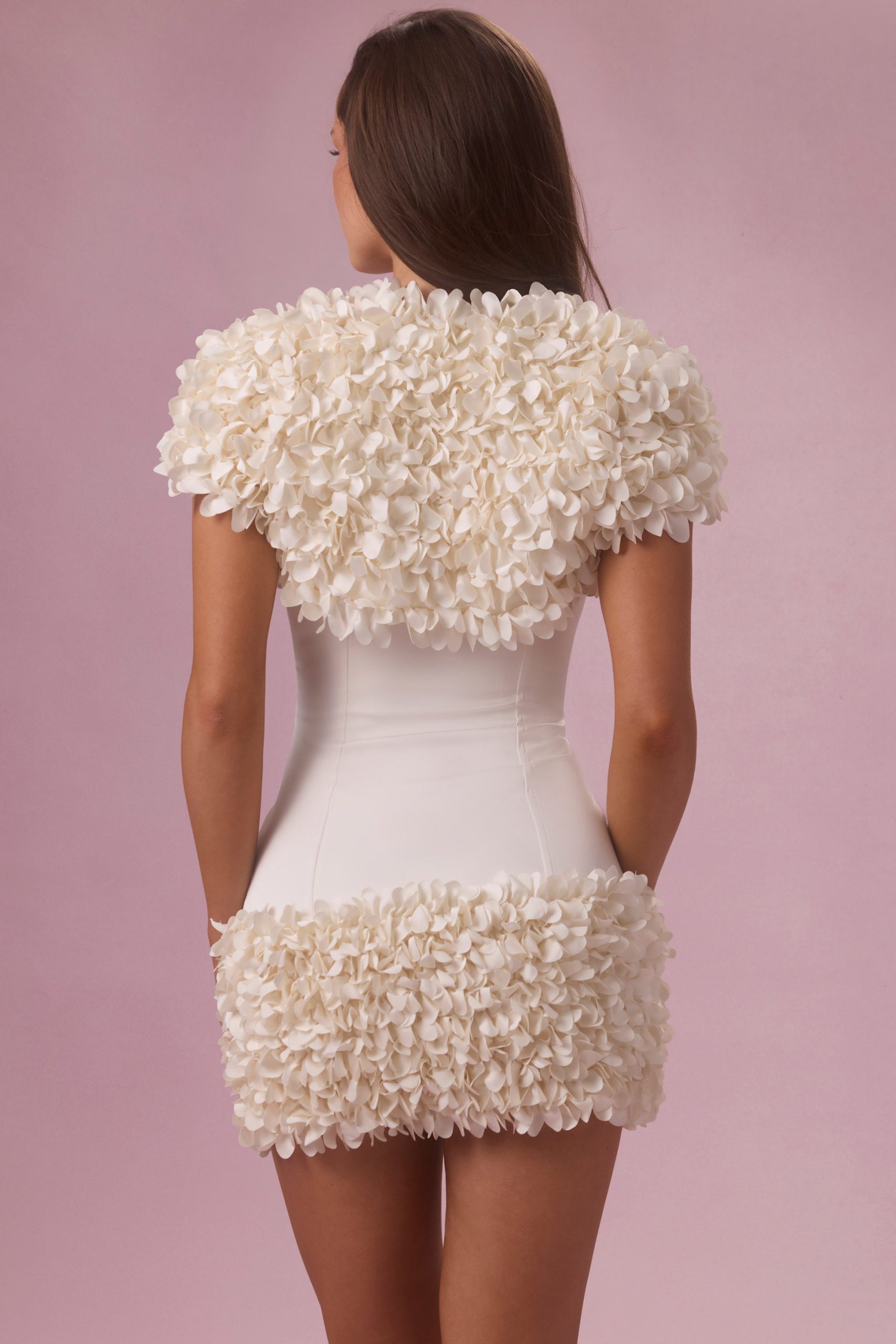 Cropped Bolero in Ivory - Image 2