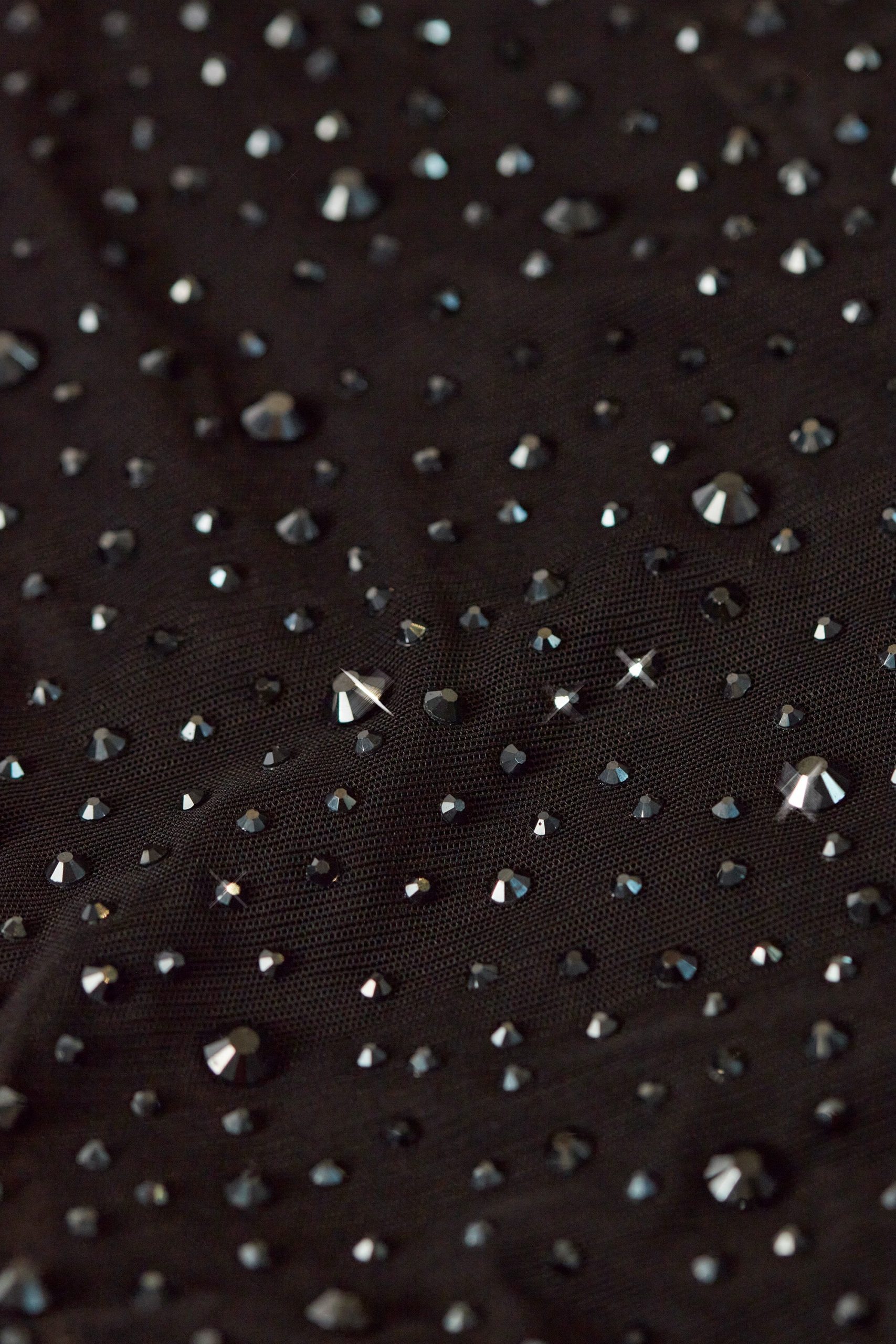 Embellished Cut-Out Mini Dress in Black - Image 4