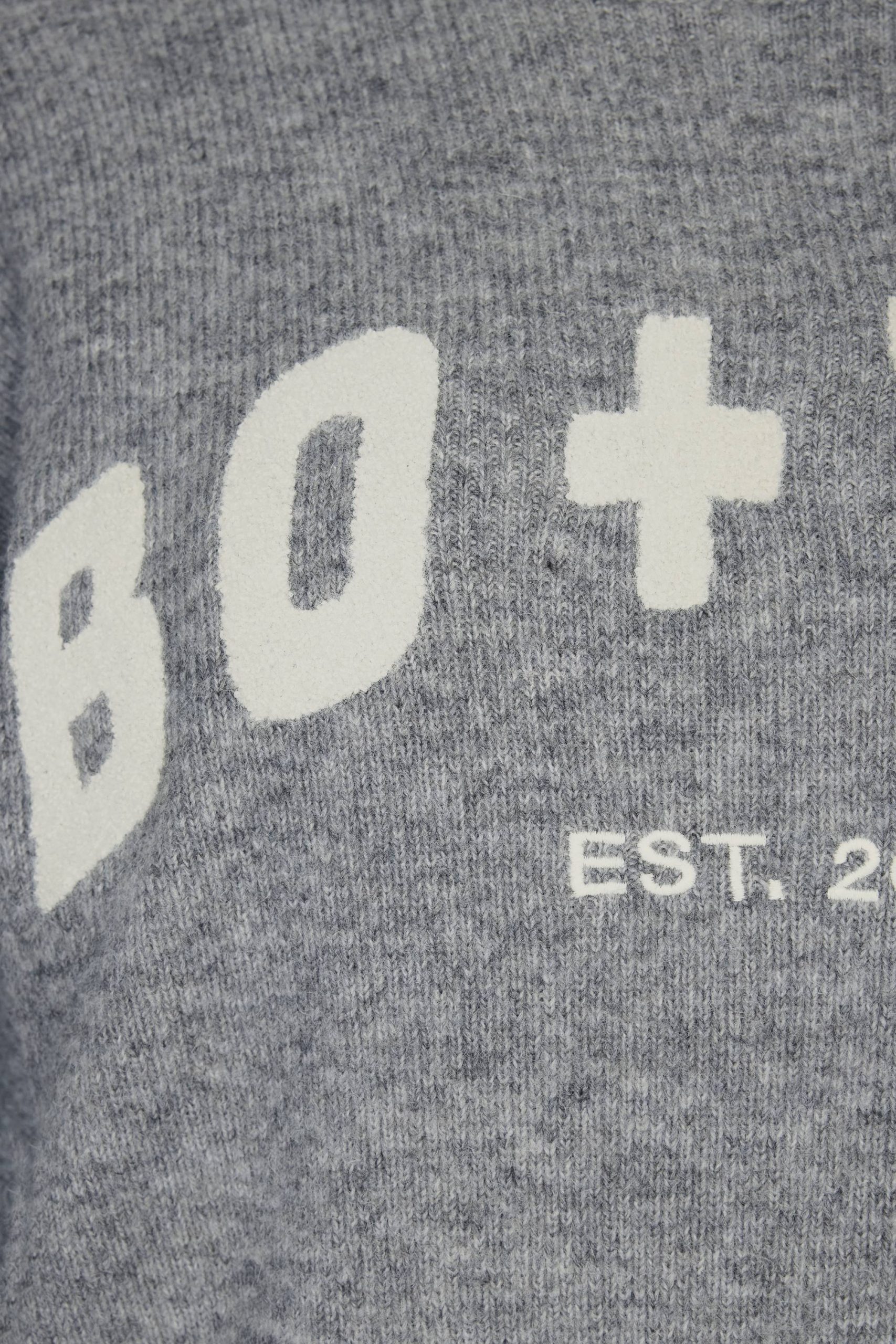 Soft Knit Oversized Jumper in Grey - Image 5