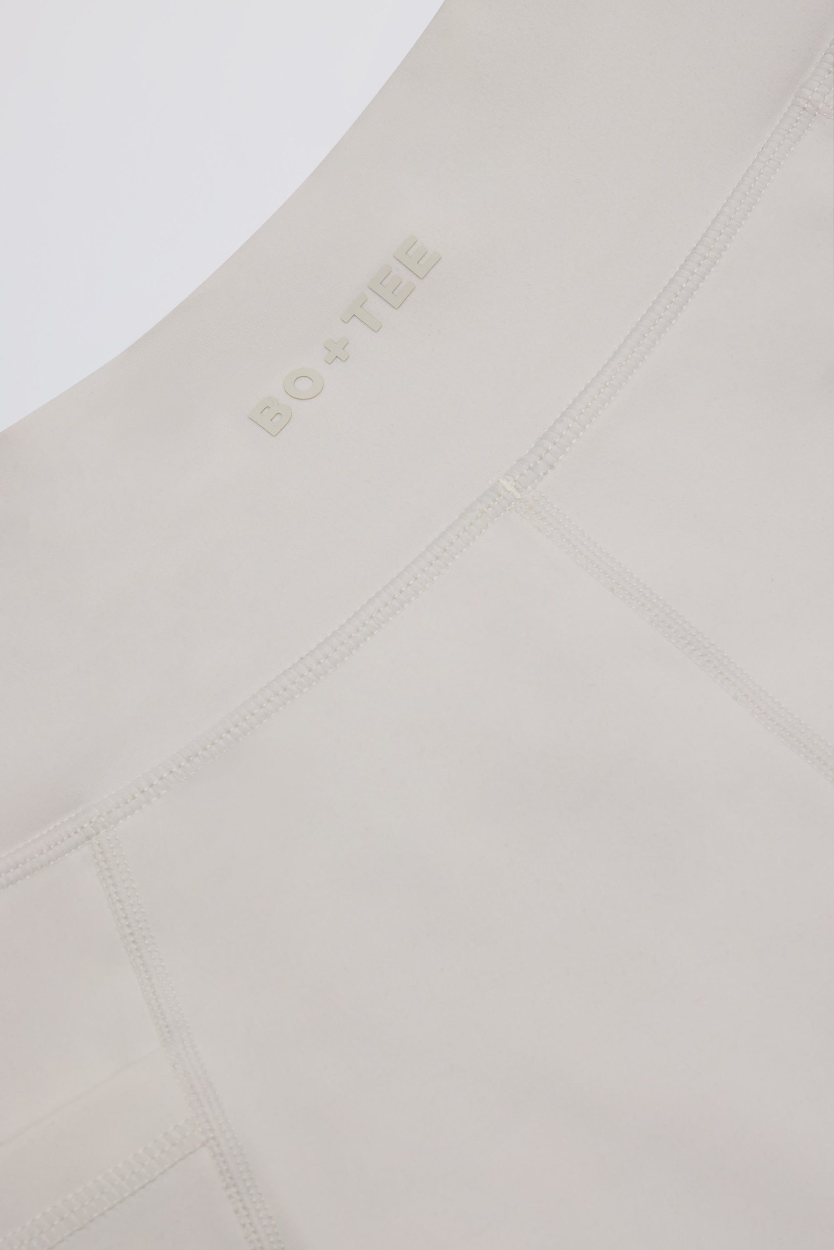 Soft Active Pocket V-Waist Mini Shorts in Cream - Image 6