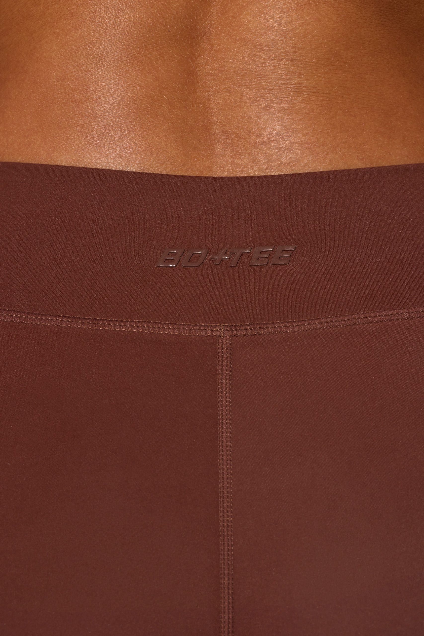 Full Length Leggings with Pockets in Brown - Image 5