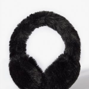 Faux-Fur Earmuffs in Black