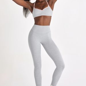 Soft Active Leggings in Grey Marl
