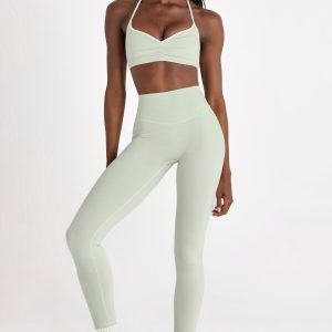 Soft Active Leggings in Sage Marl