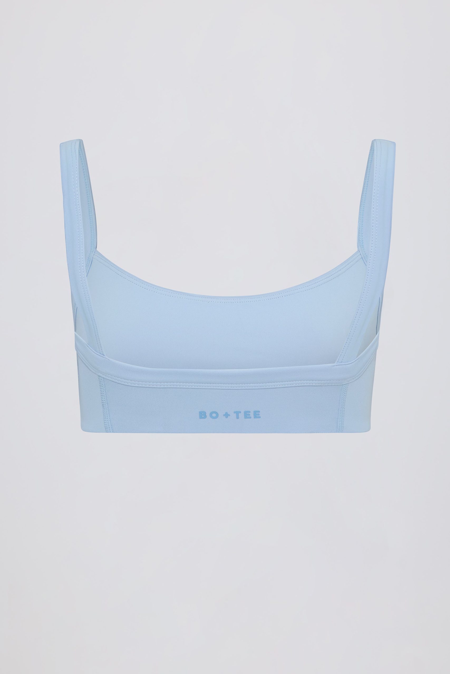 Soft Active Seam-Detail Sports Bra in Sky - Image 5