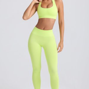 Super Sculpt Seamless Leggings in Key Lime