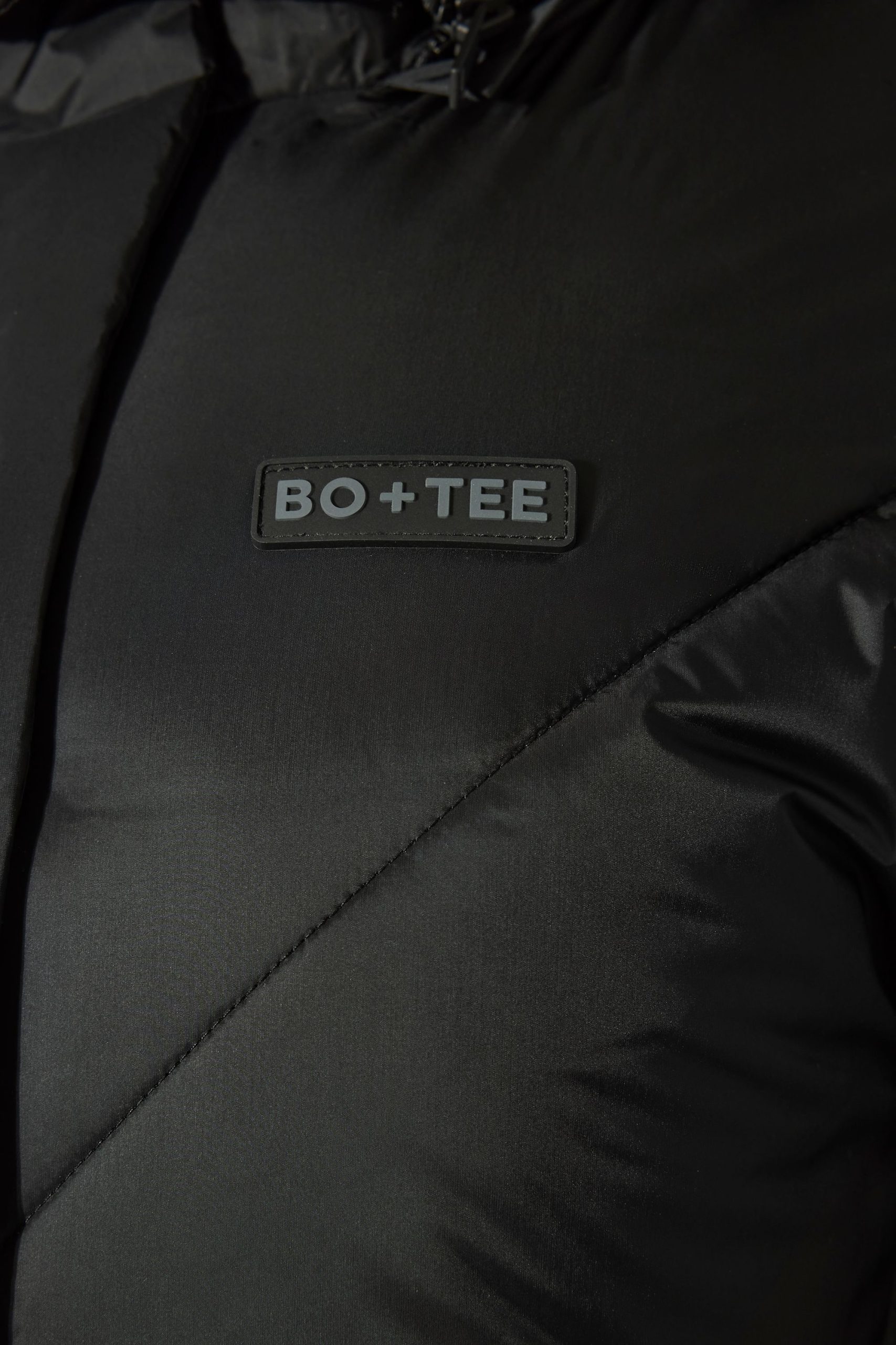 Waterproof Hooded Long Parka Coat in Black - Image 5