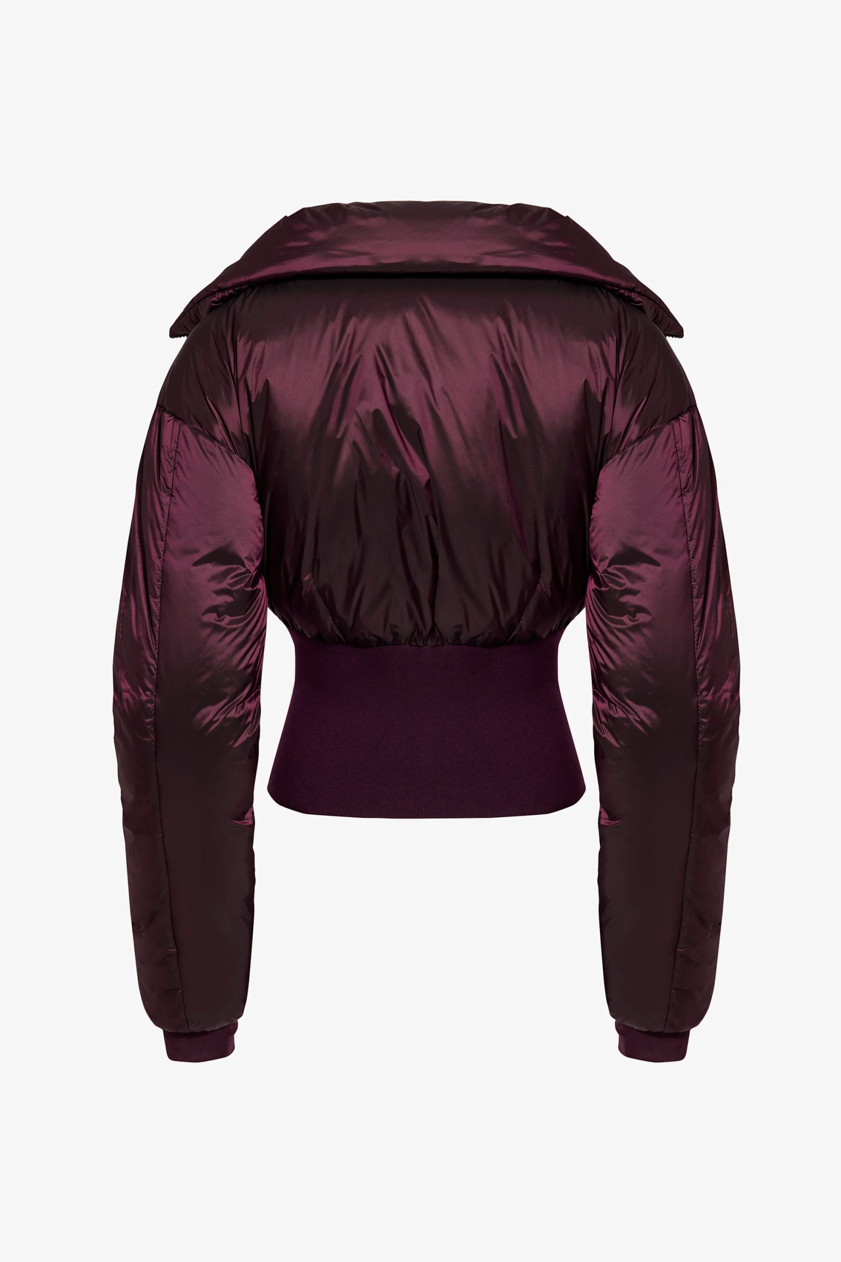 Waterproof Layered Ski Jacket in Burgundy - Image 5