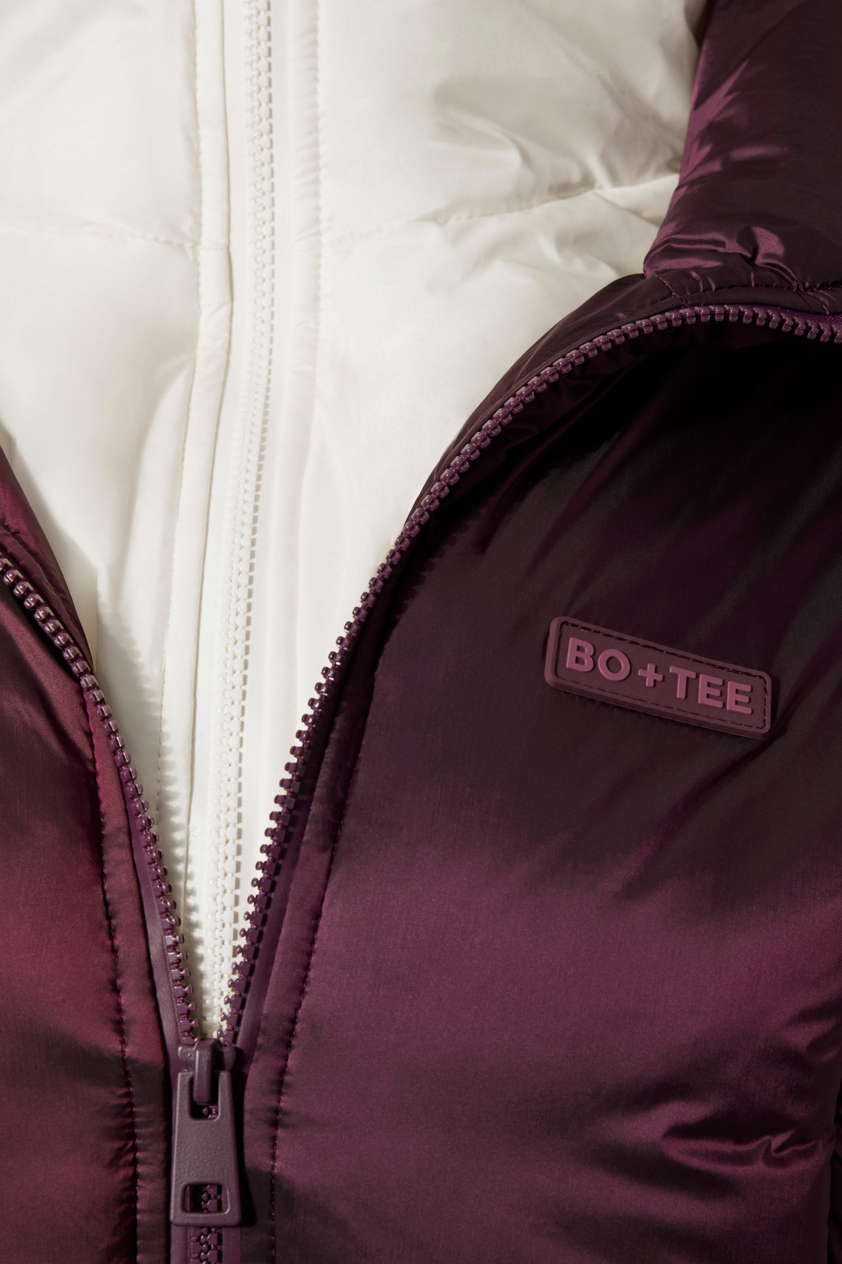 Waterproof Layered Ski Jacket in Burgundy - Image 4