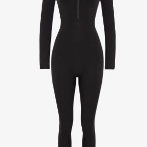 Thermal Base-Layer Jumpsuit in Black