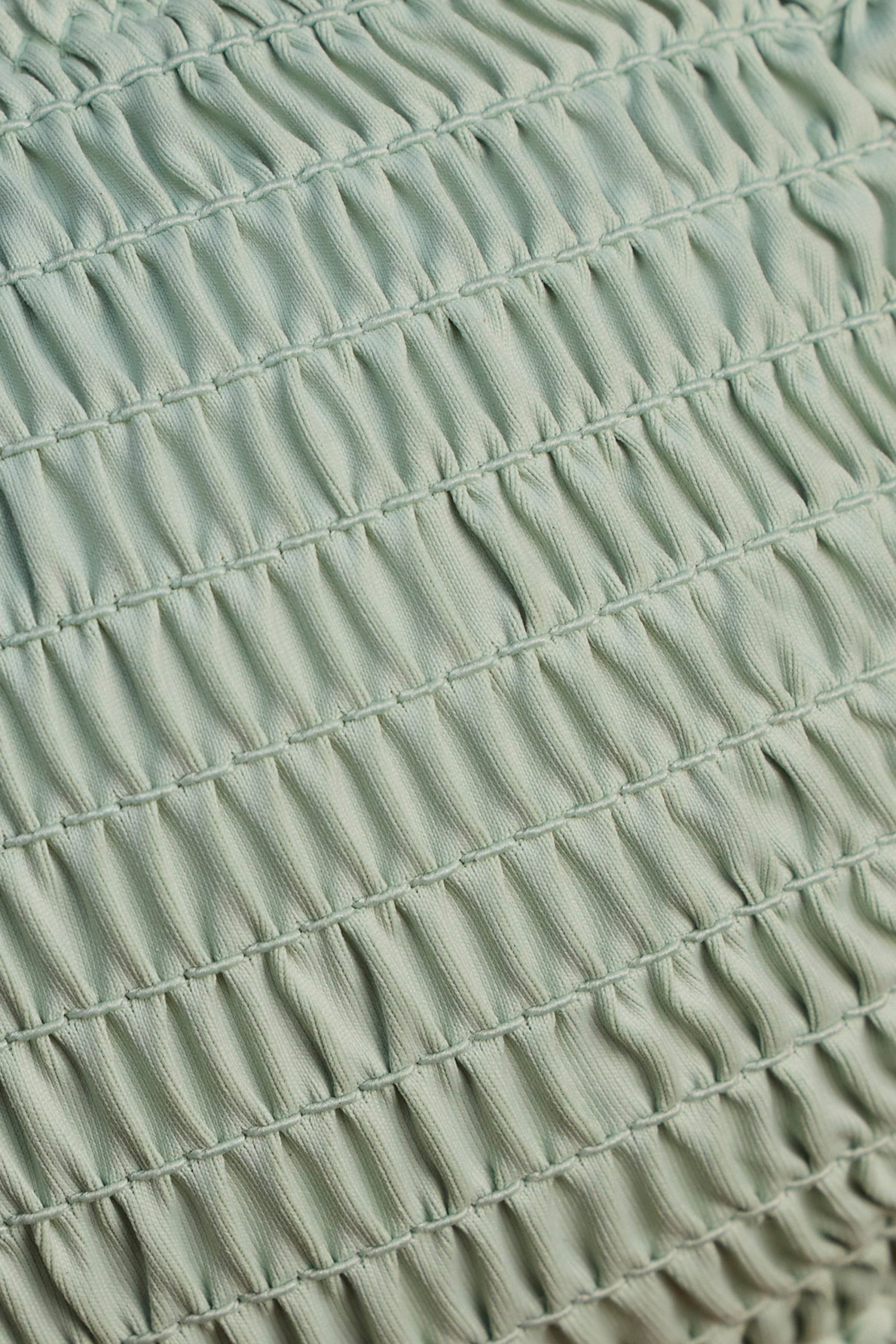 Strappy Bandeau Bikini Top in Sage - Image 4