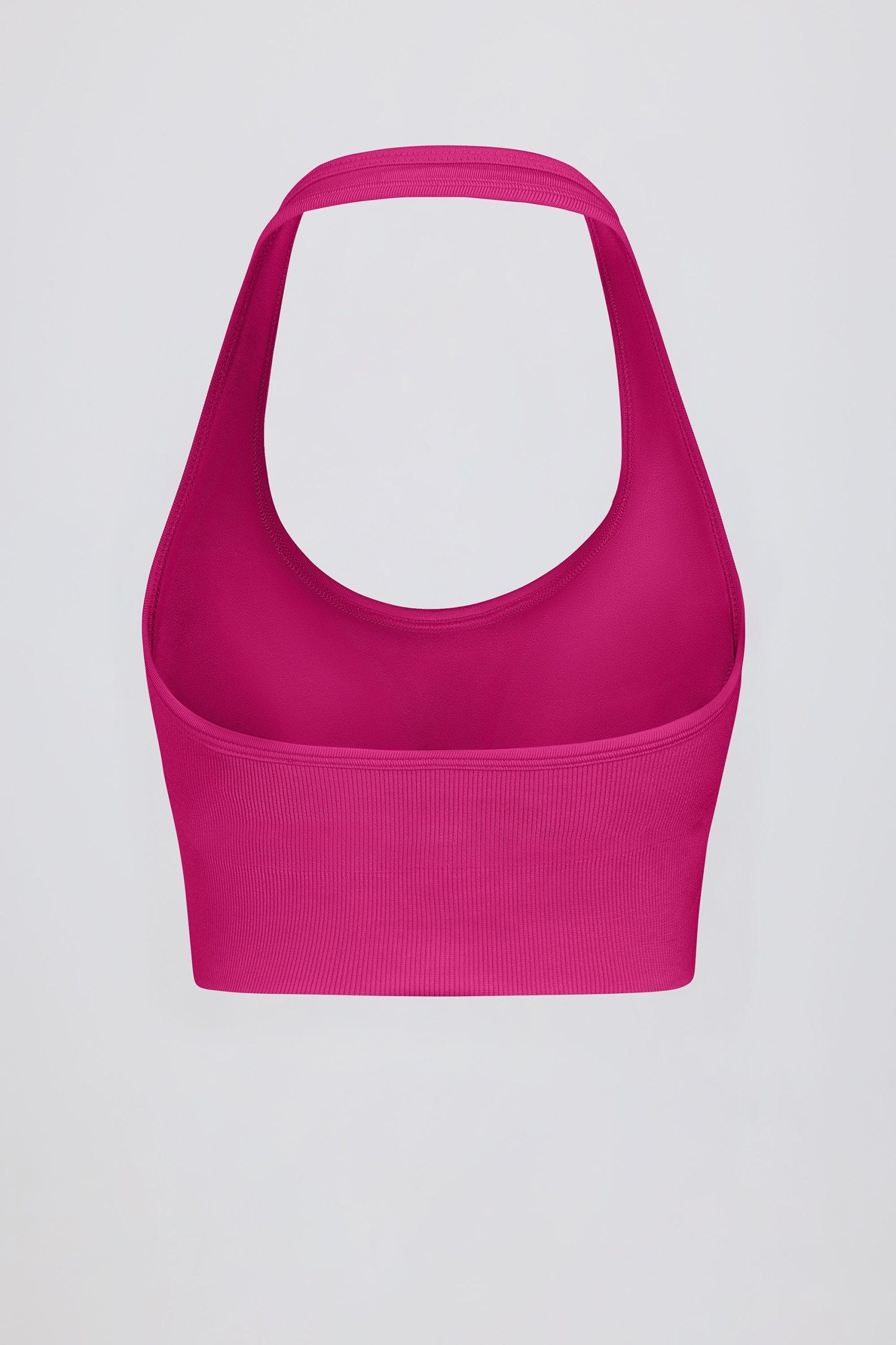 Define Luxe Halterneck Sports Bra in Berry - Image 8