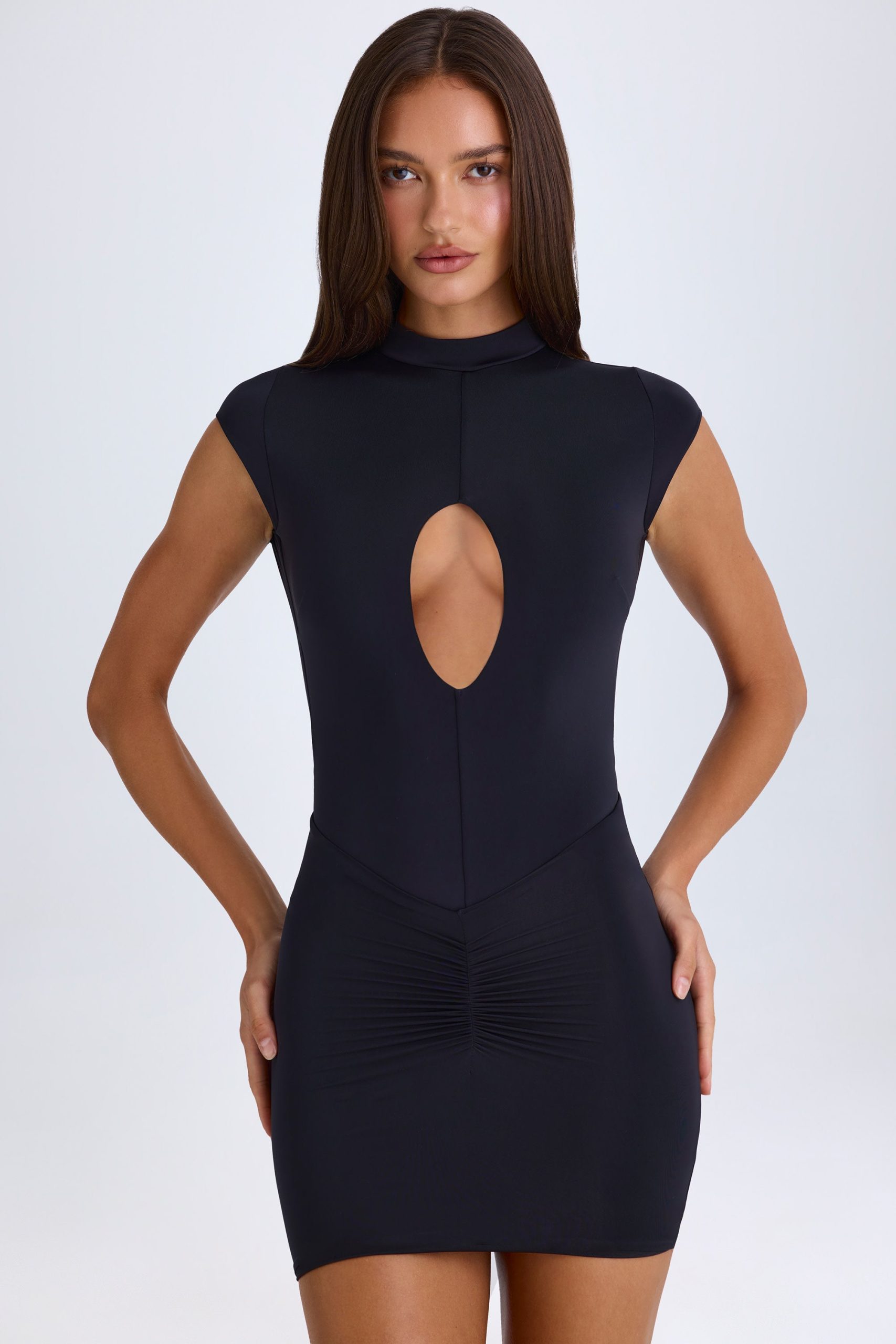 Cut-Out Bodysuit in Black - Image 5