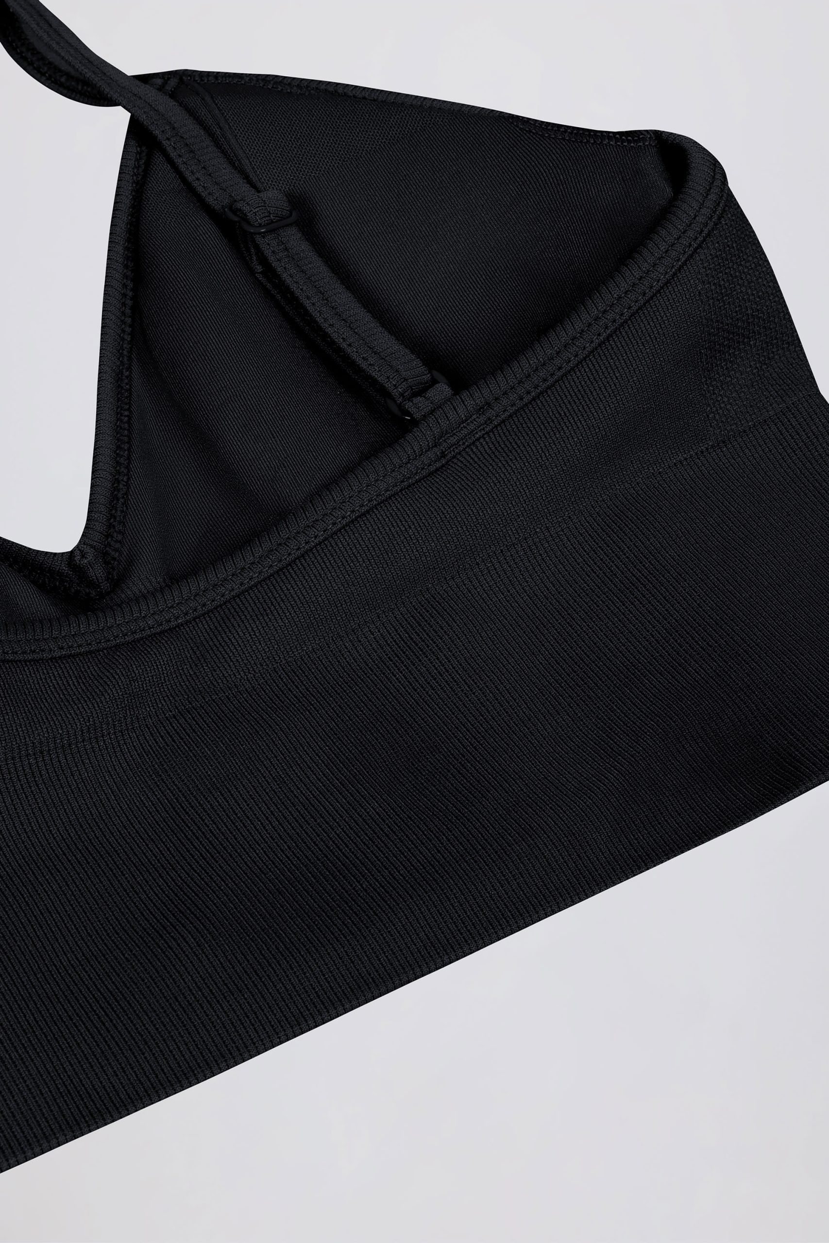 Define Luxe V-Neck Sports Bra in Black - Image 10