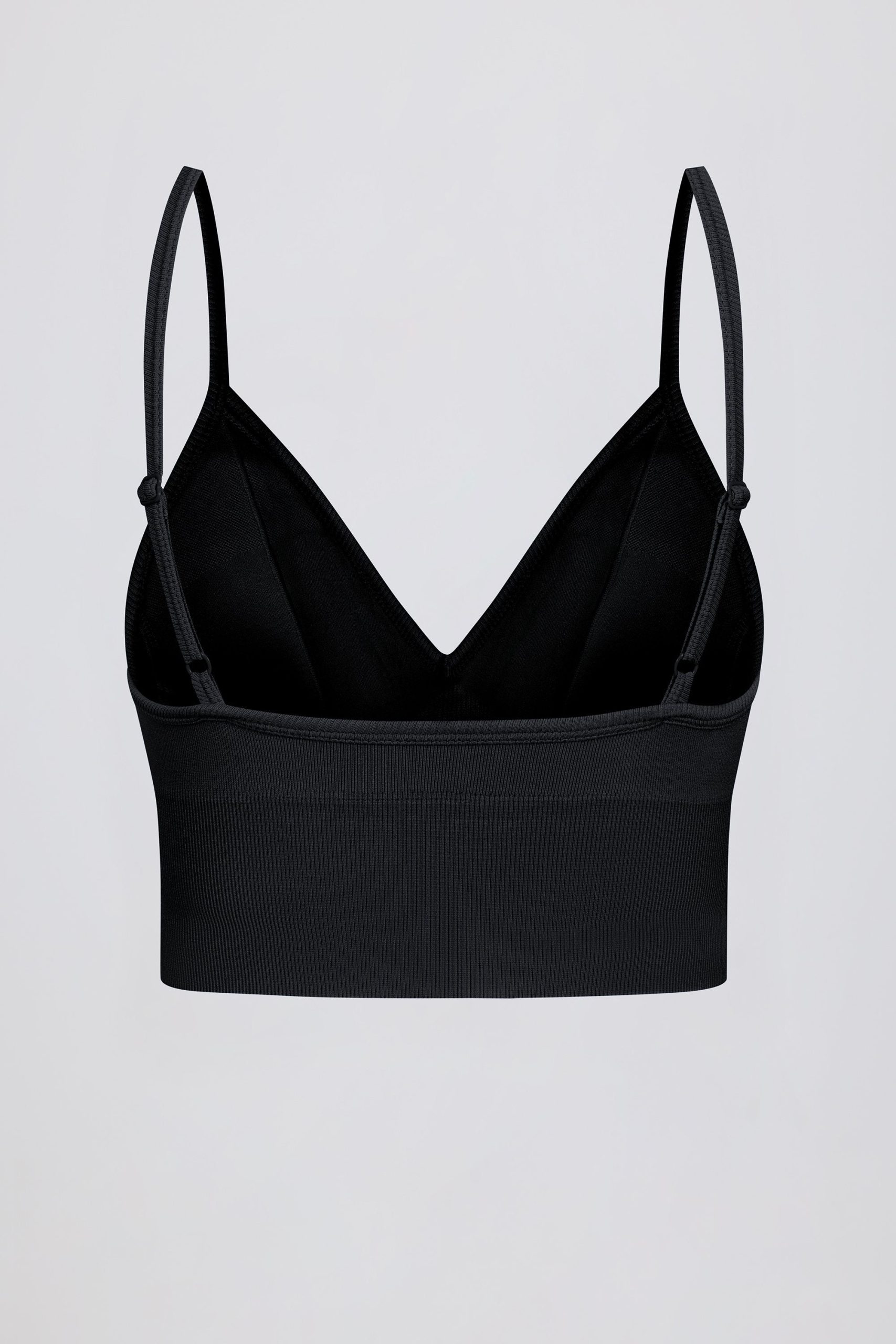 Define Luxe V-Neck Sports Bra in Black - Image 8