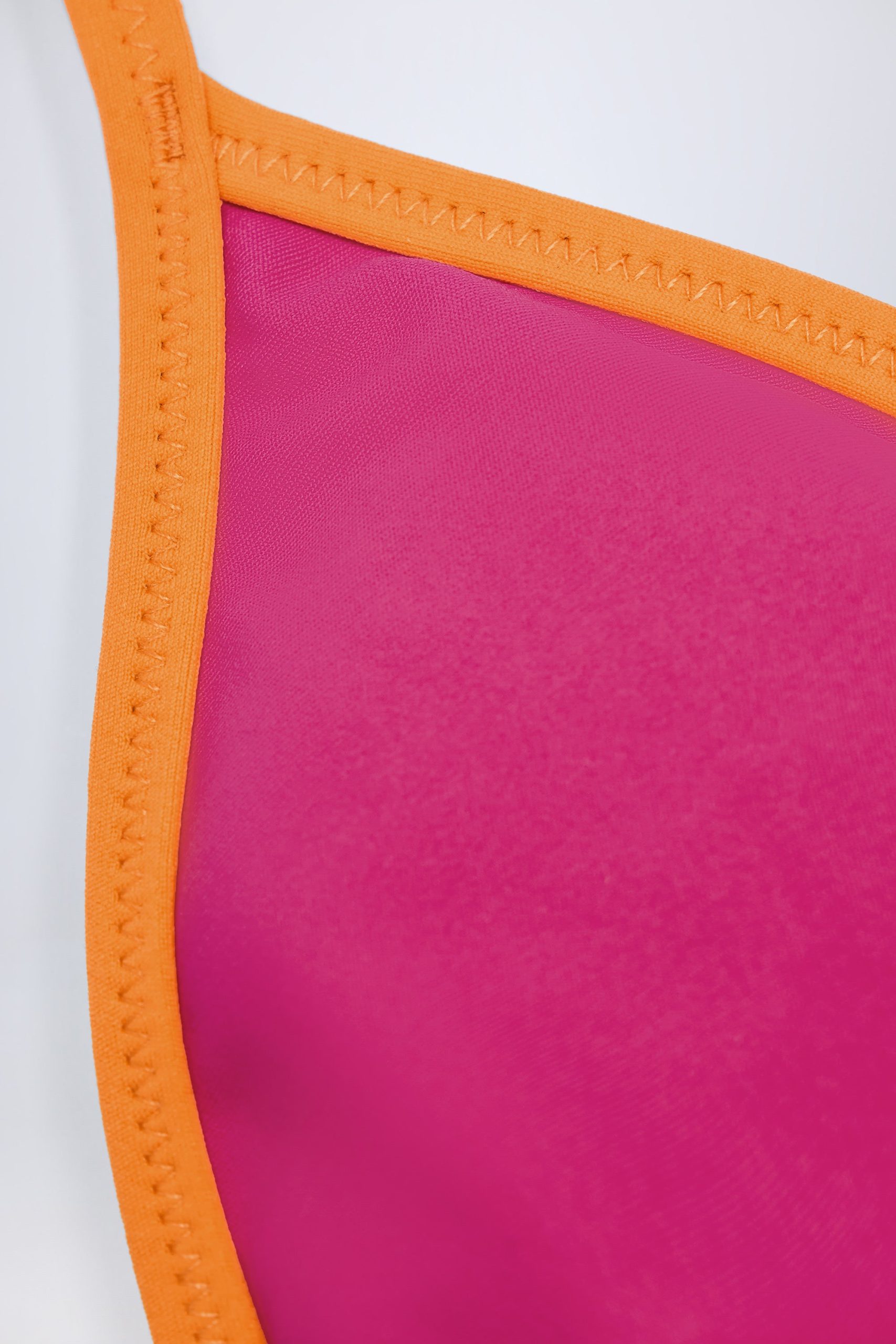 Triangle Bikini Top in Fuchsia Pink - Image 6