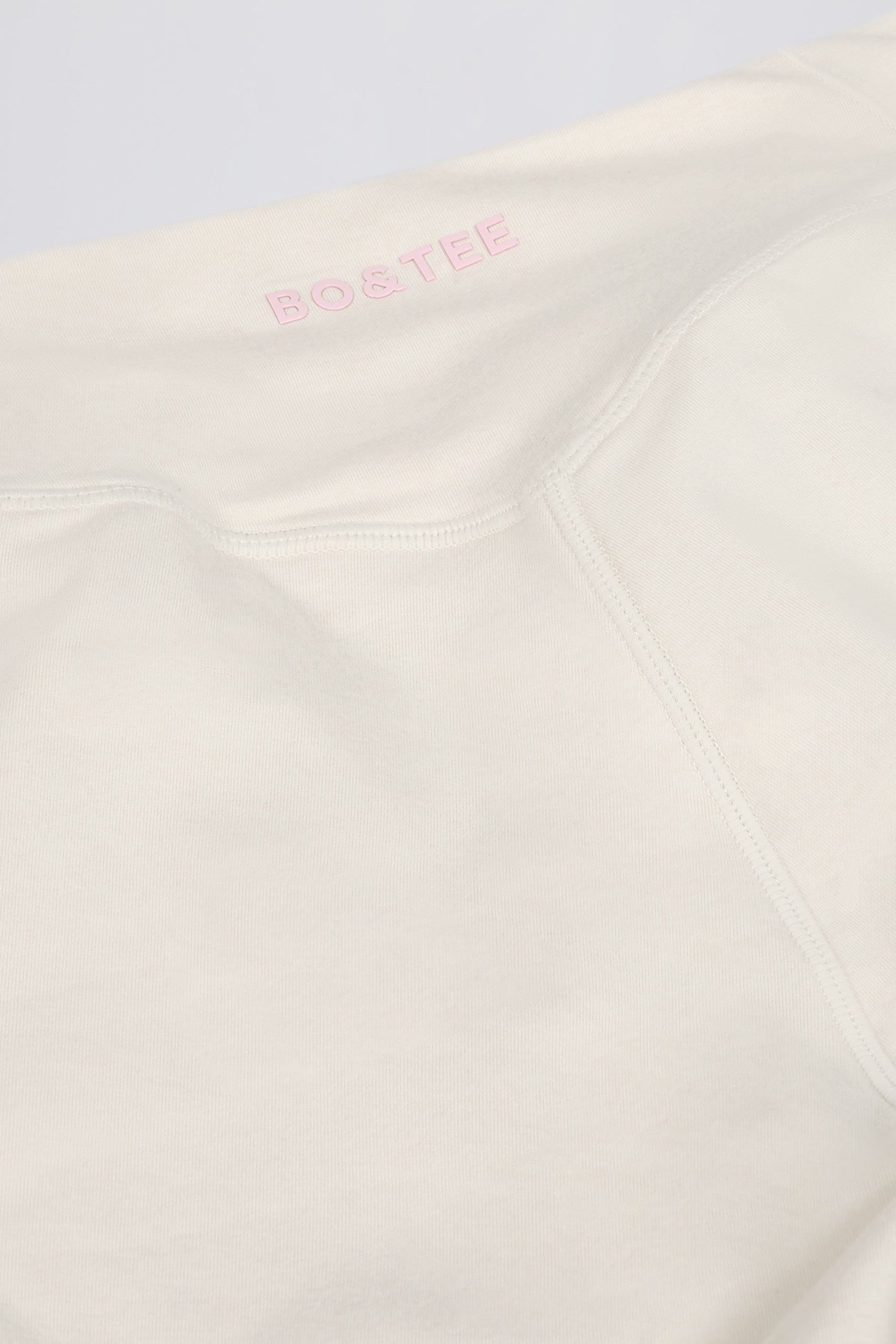 Ruched Mini Shorts in Ivory Marl - Image 9