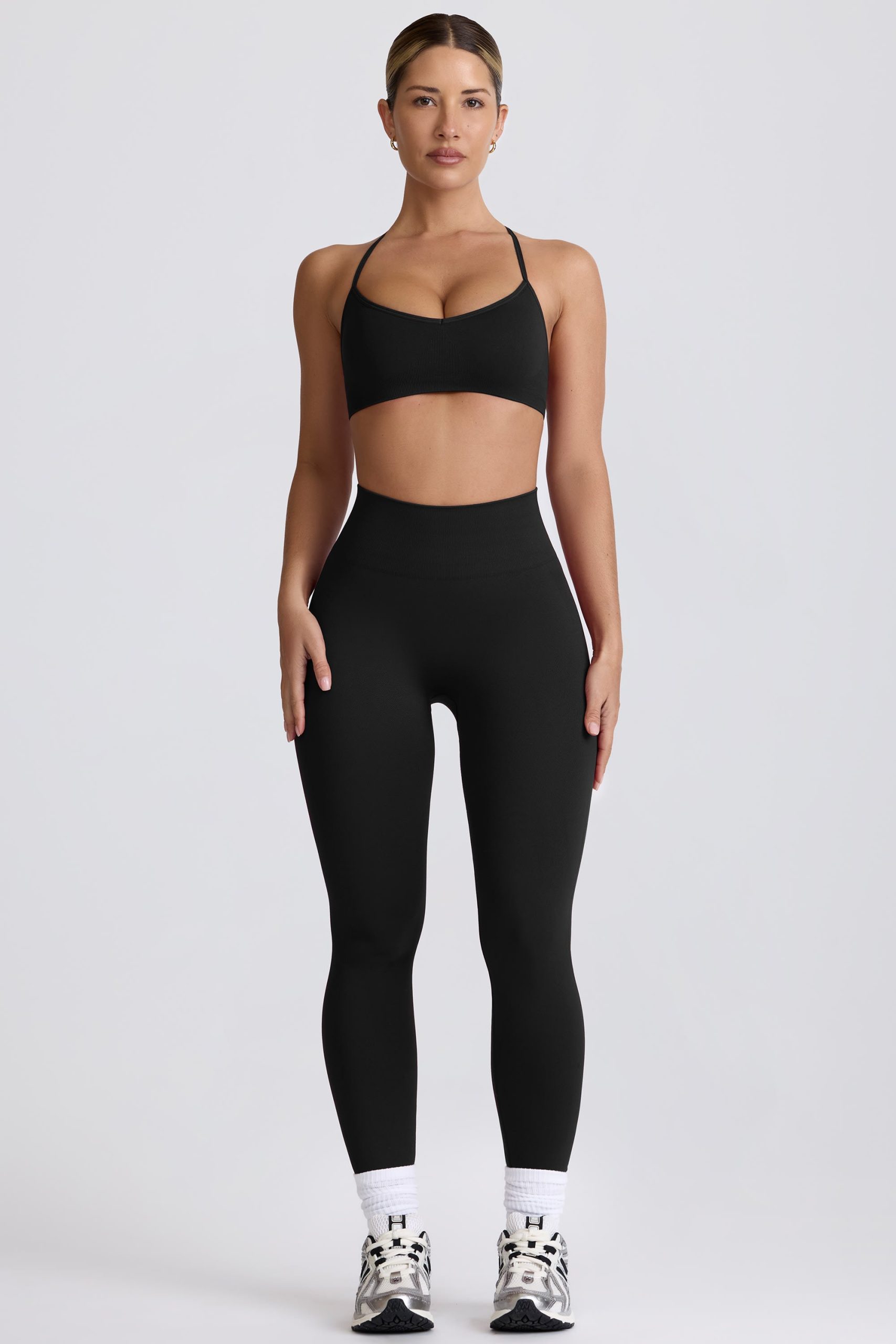 Super Sculpt Seamless Leggings in Black - Image 6