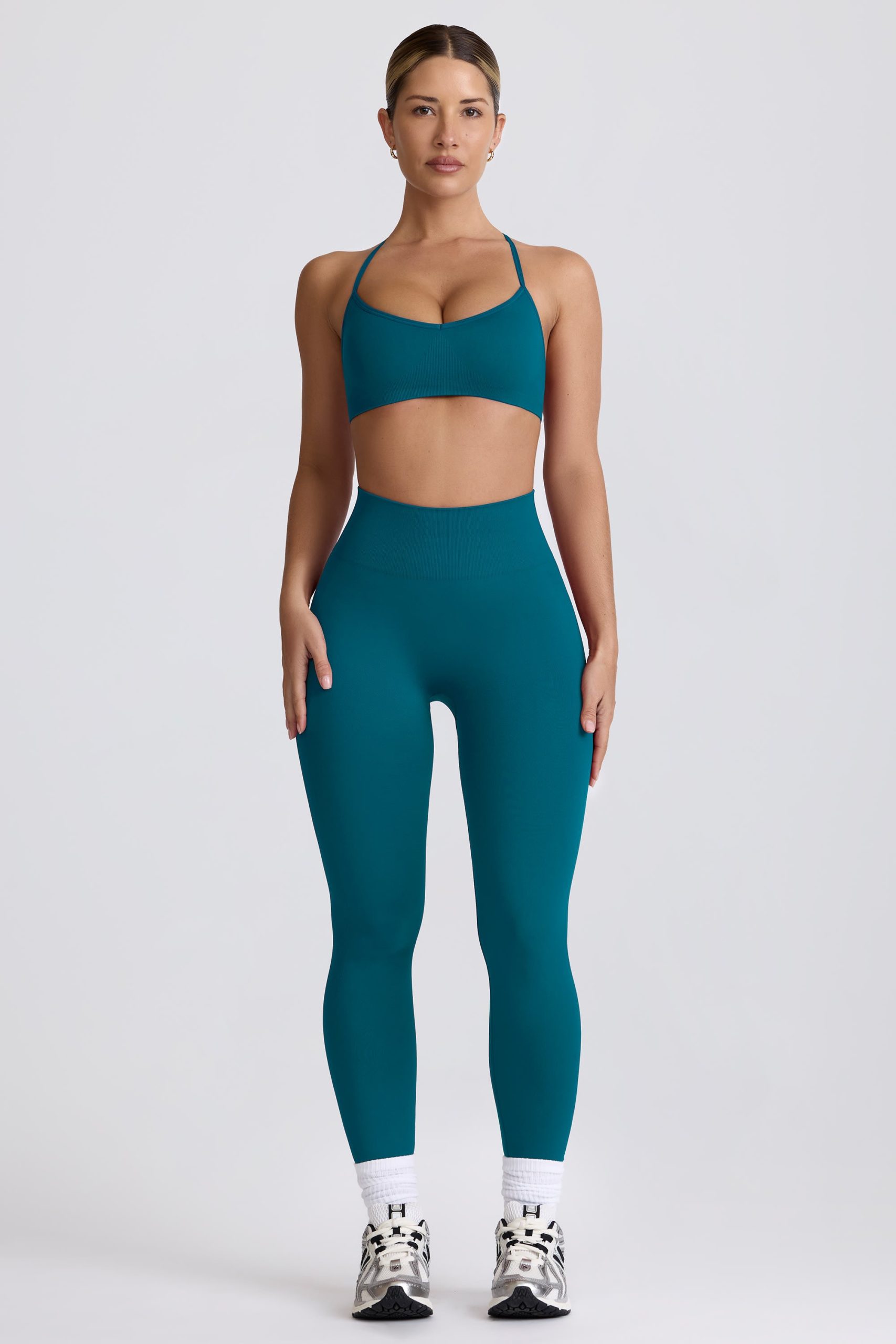 Super Sculpt Seamless Leggings in Teal - Image 3
