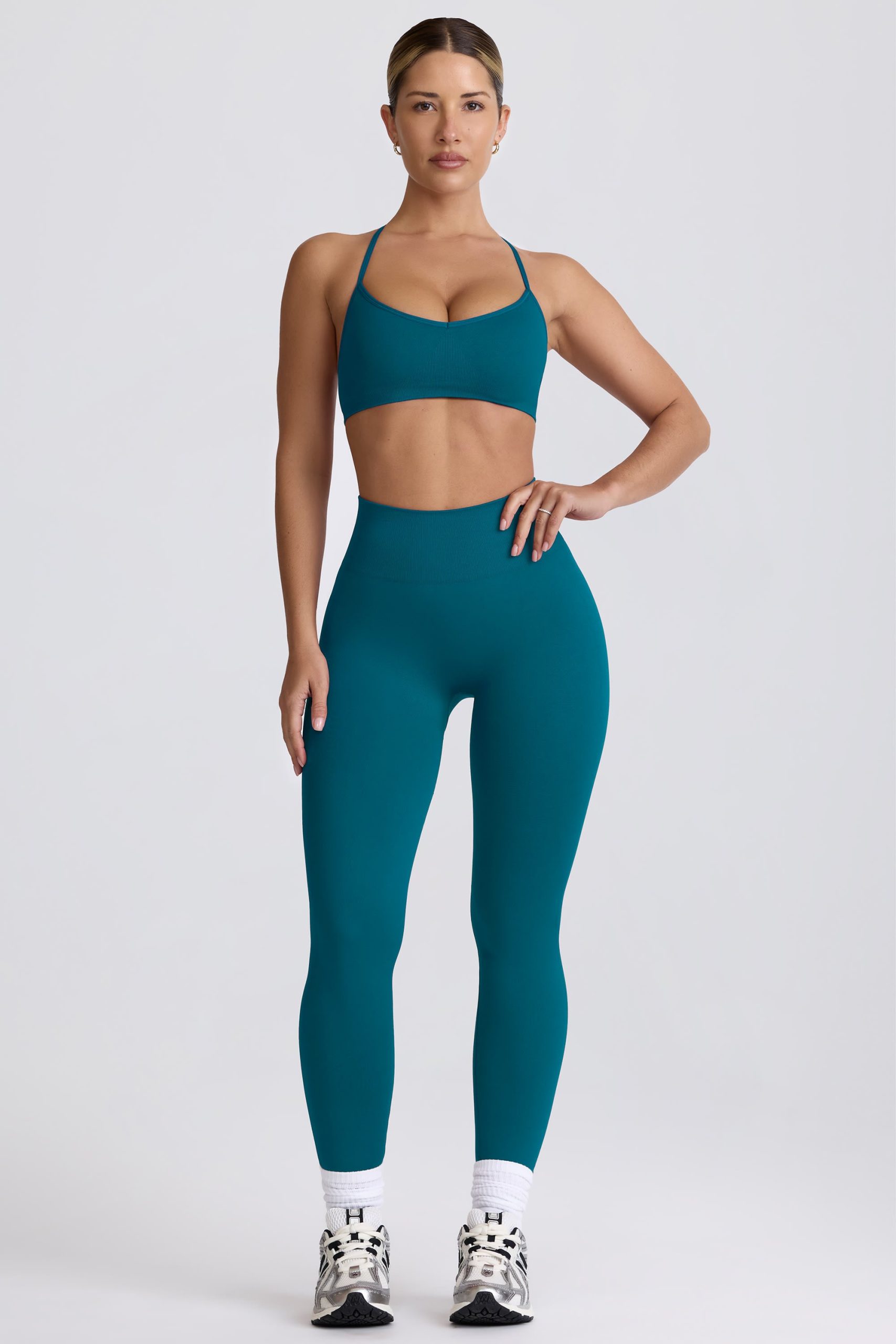 Super Sculpt Seamless Leggings in Teal - Image 8