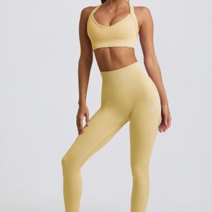 Super Sculpt Seamless High-Waist Leggings in Butter Yellow
